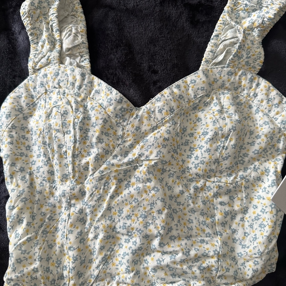 #162 Floral Print Women's Top